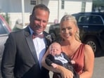 Karoline Leavitt, 28, with her husband Nicholas Riccio, 60. Karoline Leavitt, 28, with her husband Nicholas Riccio, 60.