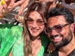 Buzz around Kriti Sanon dating UK-based entrepreneur Kabir Bahia first emerged last year. Buzz around Kriti Sanon dating UK-based entrepreneur Kabir Bahia first emerged last year.