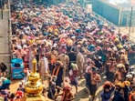 The bench said the situation at the shrine had recently spiralled out of control as nearly 200,000 pilgrims arrived within 48 hours of the temple opening on November 16. (PTI)