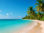 Soft blue water, sunny skies and relaxed coastlines create the perfect setting for a warm January break far from the winter chill.(Ai generated)