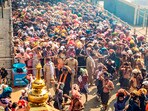 The bench said the situation at the shrine had recently spiralled out of control as nearly 200,000 pilgrims arrived within 48 hours of the temple opening on November 16. (PTI)(PTI)