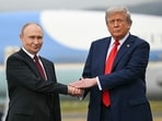 US President Donald Trump greets Russian President Vladimir Putin on the tarmac after they arrived at Joint Base Elmendorf-Richardson in Anchorage, Alaska, in August US President Donald Trump greets Russian President Vladimir Putin on the tarmac after they arrived at Joint Base Elmendorf-Richardson in Anchorage, Alaska, in August
