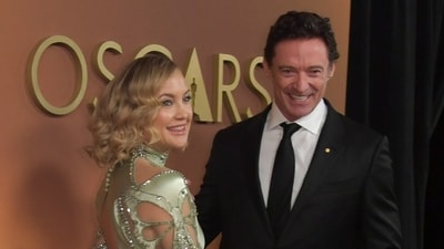 Kate Hudson and Hugh Jackman star together in Song Sung Blue. (Richard Shotwell/Invision/AP) Kate Hudson and Hugh Jackman star together in Song Sung Blue. (Richard Shotwell/Invision/AP)