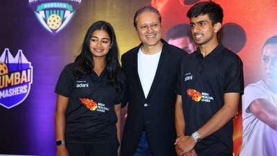 (L-R) Mihika Yadav, Vineet Jain and Aman Patel (L-R) Mihika Yadav, Vineet Jain and Aman Patel