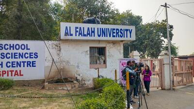Al Falah officials declined to comment on the ongoing probe. (PTI) Al Falah officials declined to comment on the ongoing probe. (PTI)