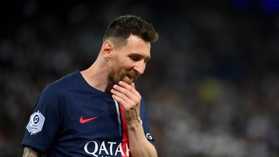 Lionel Messi had a difficult time in France with PSG. (AFP) Lionel Messi had a difficult time in France with PSG. (AFP)