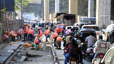 Footpaths around five Pune Metro stations are in poor condition over a four-kilometre stretch, according to Pedestrian Friendliness Assessment Report. ((PIC FOR REPRESENTATION)) Footpaths around five Pune Metro stations are in poor condition over a four-kilometre stretch, according to Pedestrian Friendliness Assessment Report. ((PIC FOR REPRESENTATION))