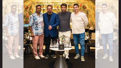 Johnson Ebenezer, Vir Sanghvi, Himanshu Saini, and Prateek Sadhu at a session on India’s evolving food scene. (CULINARY CULTURE) Johnson Ebenezer, Vir Sanghvi, Himanshu Saini, and Prateek Sadhu at a session on India’s evolving food scene. (CULINARY CULTURE)