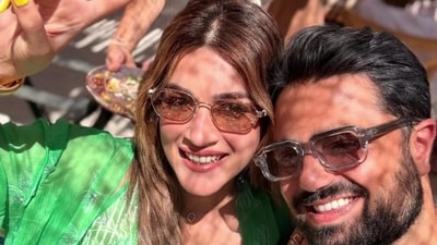 Buzz around Kriti Sanon dating UK-based entrepreneur Kabir Bahia first emerged last year. (Instagram) Buzz around Kriti Sanon dating UK-based entrepreneur Kabir Bahia first emerged last year. (Instagram)