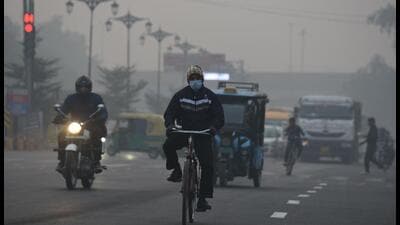 Officials said the decision was taken in view of air quality level hovering between ‘very poor’ and ‘poor’ categories for consecutive days. (Parveen Kumar/HT photo) Officials said the decision was taken in view of air quality level hovering between ‘very poor’ and ‘poor’ categories for consecutive days. (Parveen Kumar/HT photo)