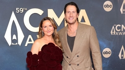 (L-R) Kailey Dickerson and Russell Dickerson attend the 59th Annual CMA Awards at Music City Center on November 19, 2025 in Nashville, Tennessee. (Getty Images via AFP) (L-R) Kailey Dickerson and Russell Dickerson attend the 59th Annual CMA Awards at Music City Center on November 19, 2025 in Nashville, Tennessee. (Getty Images via AFP)