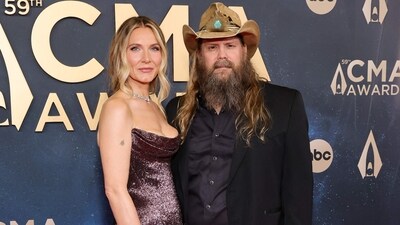 Morgane Stapleton and Chris Stapleton attend the 59th Annual CMA Awards at Music City Center on November 19, 2025 in Nashville, Tennessee (Getty Images via AFP) Morgane Stapleton and Chris Stapleton attend the 59th Annual CMA Awards at Music City Center on November 19, 2025 in Nashville, Tennessee (Getty Images via AFP)
