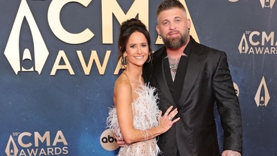 Amber Cochran Gilbert and Brantley Gilbert attend the 59th Annual CMA Awards at Music City Center on November 19, 2025 in Nashville, Tennessee. (Getty Images via AFP) Amber Cochran Gilbert and Brantley Gilbert attend the 59th Annual CMA Awards at Music City Center on November 19, 2025 in Nashville, Tennessee. (Getty Images via AFP)