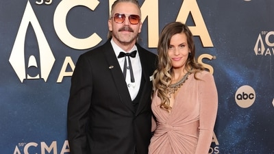 TK McKamy and Marielle Jaffe attend the 59th Annual CMA Awards at Music City Center on November 19, 2025 in Nashville, Tennessee. (Getty Images via AFP) TK McKamy and Marielle Jaffe attend the 59th Annual CMA Awards at Music City Center on November 19, 2025 in Nashville, Tennessee. (Getty Images via AFP)