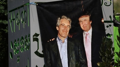 US president Donald Trump has signed the bill to release files on Jeffrey Epstein (REUTERS)