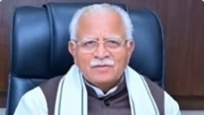 Union minister Manohar Lal Khattar. (X) Union minister Manohar Lal Khattar. (X)