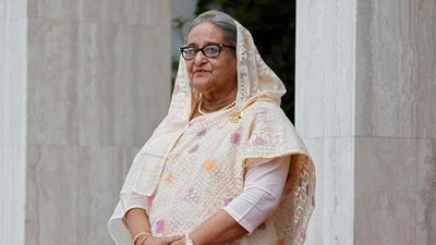 হাসিনাকে ফিরে পেতে ঘুঁটি সাজাচ্ছে ঢাকা! মুখ খুললেন আসিফ, দিল্লিতে ডোভাল-সম্মুখে খলিলুর দিলেন কোন বার্তা? (Photo by Ludovic MARIN / AFP) (AFP) হাসিনাকে ফিরে পেতে ঘুঁটি সাজাচ্ছে ঢাকা! মুখ খুললেন আসিফ, দিল্লিতে ডোভাল-সম্মুখে খলিলুর দিলেন কোন বার্তা? (Photo by Ludovic MARIN / AFP) (AFP)
