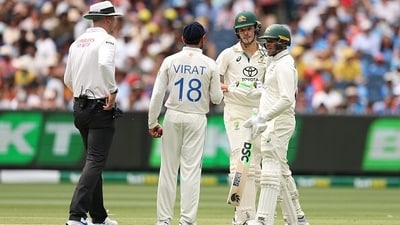 Things blew up between Virat Kohli and Sam Konstas at the MCG earlier this year (AFP) Things blew up between Virat Kohli and Sam Konstas at the MCG earlier this year (AFP)