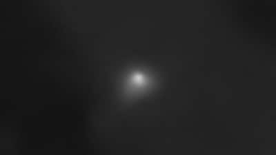 The comet is believed to be anywhere from 1,444 feet (440 meters) across to 3.5 miles (5.6 kilometers) across. (@NASA/X) The comet is believed to be anywhere from 1,444 feet (440 meters) across to 3.5 miles (5.6 kilometers) across. (@NASA/X)