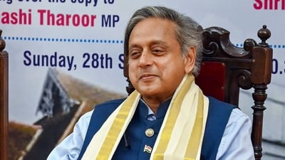 Congress MP Shashi Tharoor during an event (PTI/File) Congress MP Shashi Tharoor during an event (PTI/File)