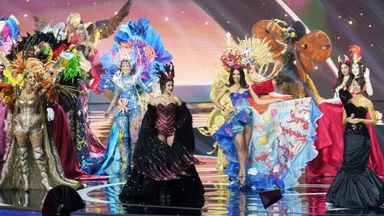 Miss Universe 2025 pageant is facing controversy with the resignation of three judges, including Princess Camilla di Borbone delle Due Sicilie, Omar Harfouch, and Claude Makélélé. (AP)