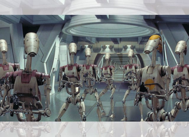 The slur, Clanker, comes from the 2008 series Star Wars: The Clone Wars. The slur, Clanker, comes from the 2008 series Star Wars: The Clone Wars.