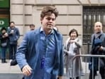 Magnus Carlsen with his infamous jeans, in New York.