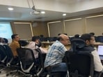 A meeting regarding the city’s water situation was held at the PMC office on Friday. (HT PHOTO)