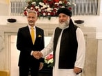 External Affairs Minister S Jaishankar meets Industry and Commerce Minister of Afghanistan, Alhaj Nooruddin Azizi, in New Delhi on Thursday. (@MoICAfghanistan X) External Affairs Minister S Jaishankar meets Industry and Commerce Minister of Afghanistan, Alhaj Nooruddin Azizi, in New Delhi on Thursday. (@MoICAfghanistan X)
