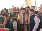 Haryana chief minister Nayab Singh Saini inspecting event venues in Kurukshetra on Friday. (Source: X) Haryana chief minister Nayab Singh Saini inspecting event venues in Kurukshetra on Friday. (Source: X)