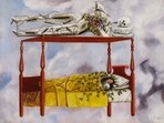 Auction house Sotheby's said Kahlo's work was "painted in 1940 during a pivotal decade in her career, marked by her turbulent relationship with Diego Rivera."
