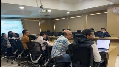 A meeting regarding the city’s water situation was held at the PMC office on Friday. (HT PHOTO) A meeting regarding the city’s water situation was held at the PMC office on Friday. (HT PHOTO)