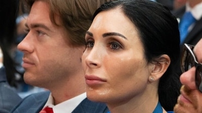 Conservative political activist Laura Loomer was left fuming after President Donald Trump praised Zohran Mamdani. (Bloomberg)