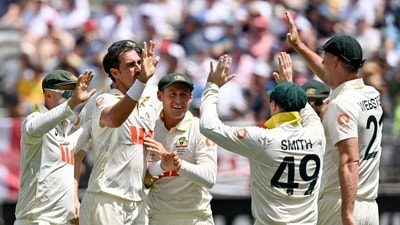 Mitchell Starc returned with his career-best figures as England were bowled out for 172. (AFP) Mitchell Starc returned with his career-best figures as England were bowled out for 172. (AFP)