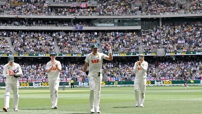 For the Aussies, Mitchell Starc took a seven-wicket haul. (AFP)
