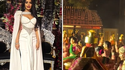 Ruby Dhalla attending a wedding in Udaipur. (Instagram/@rubydhalla1) Ruby Dhalla attending a wedding in Udaipur. (Instagram/@rubydhalla1)