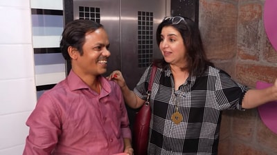 Farah Khan reveals she wants to give Dilip his house for free. Farah Khan reveals she wants to give Dilip his house for free.