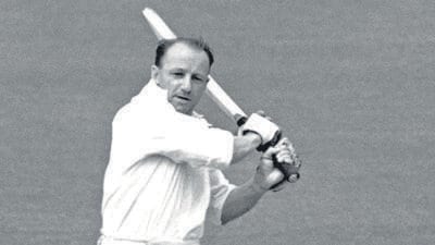 Don Bradman’s 172 included 18 fours and one six. (Getty Images) Don Bradman’s 172 included 18 fours and one six. (Getty Images)