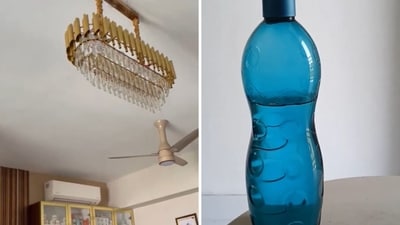 Snippets taken from videos of the Kolkata earthquake shared on social media. (X/@AstrospecialIn, @IAMHASIB) Snippets taken from videos of the Kolkata earthquake shared on social media. (X/@AstrospecialIn, @IAMHASIB)