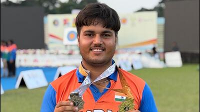 Recurve archer Rahul won two medals at Asian Championships. (HT Photo) Recurve archer Rahul won two medals at Asian Championships. (HT Photo)