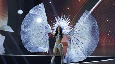 Karla Bacigalupo of Peru takes part in the National Costume show during the 74th Miss Universe pageant in Bangkok, Thailand, November 19, 2025. REUTERS/Athit Perawongmetha (REUTERS)