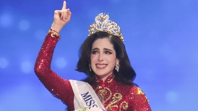 Other beauty queens appeared to rise in solidarity with Bosch, before freezing as Nawat warned those still wanting to participate should "sit down". (AP) Other beauty queens appeared to rise in solidarity with Bosch, before freezing as Nawat warned those still wanting to participate should "sit down". (AP)