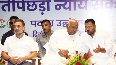 The Mahagathbandhan’s assurances on law and order come even as it is under attack from the BJP-led NDA over the issue of “jungle raj” (HT Photo) (HT_PRINT) The Mahagathbandhan’s assurances on law and order come even as it is under attack from the BJP-led NDA over the issue of “jungle raj” (HT Photo) (HT_PRINT)