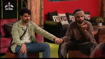 Armaan Malik and Amaal Mallik inside the Bigg Boss 19 house. Armaan Malik and Amaal Mallik inside the Bigg Boss 19 house.
