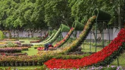The authorities have introduced stricter measures to protect the botanical garden’s extensive plant collection, (PTI) The authorities have introduced stricter measures to protect the botanical garden’s extensive plant collection, (PTI)