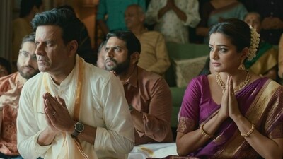 Manoj Bajpayee and Priyamani in The Family Man S3 Manoj Bajpayee and Priyamani in The Family Man S3