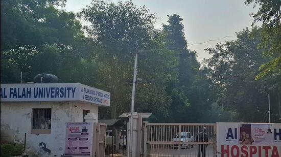 Al-Falah University in Faridabad. (Parveen Kumar/HT)