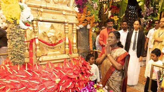 తిరుమల పర్యటనలో రాష్ట్రపతి