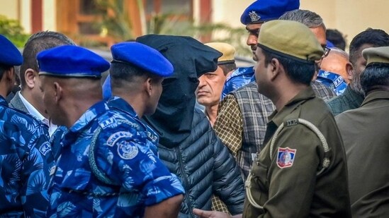 Jasir Bilal Wani alias Danish was arrested by the NIA in connection with the Delhi car blast case. (Raj K Raj/ HT Photo) (HT_PRINT)
