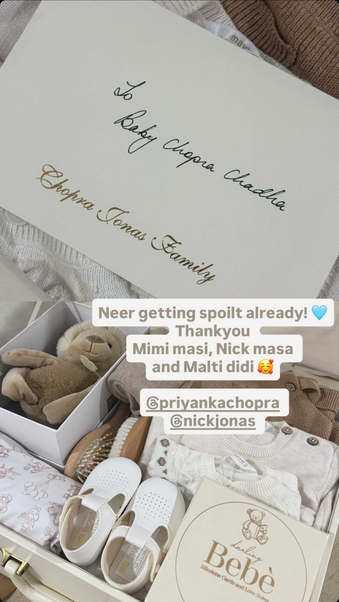 Parineeti's Insta Story. Parineeti's Insta Story.